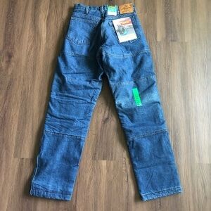 DRAGGIN JEANS Kevlar Lined 28x32 Motorcycle Pants Fast Company Vintage NWT Denim